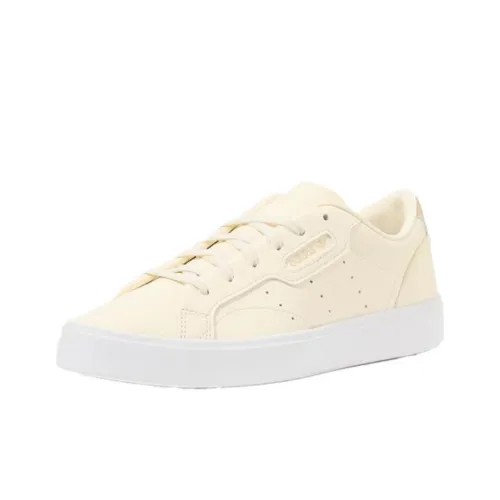 Adidas Originals Slip-Resistant Low Top Скейтборд Кроссовки Женские Светло-Желтые