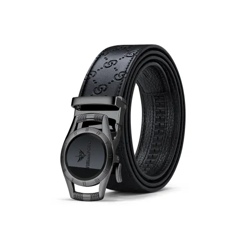 WilliamPOLO Alloy Leather Belts Men's