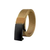 Черная пряжка + Земляной желтый ремень