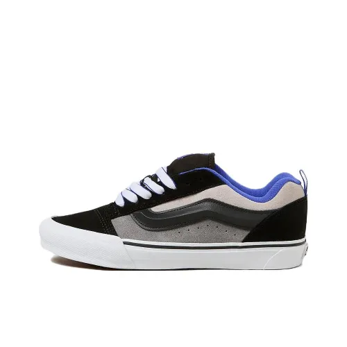 Vans Knu Skool Скейтборд Кроссовки Низкие Черные Серые Синие Женские