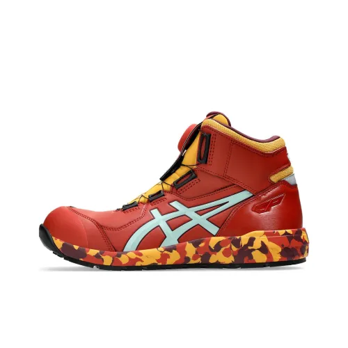 Asics Winjob High Топ Беговые кроссовки Унисекс Красный