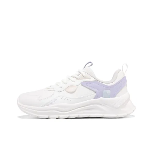 361° Амортизация Износостойкий Низкий Топ Casual Женский Белый Фиолетовый