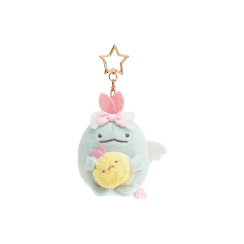 SAN X Июль Ангел Tempura Креветки Креветочные оладьи Креветочные полоски Песчаный мешок Куклы Плюшевый Подвеска 7 см Рекомендуемый рост