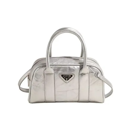 RKM ПУ (полиуретан) Bowling Bag Сумка Сумка через плечо Сумка через плечо Стандартная Унисекс Серебристый Белый Черный