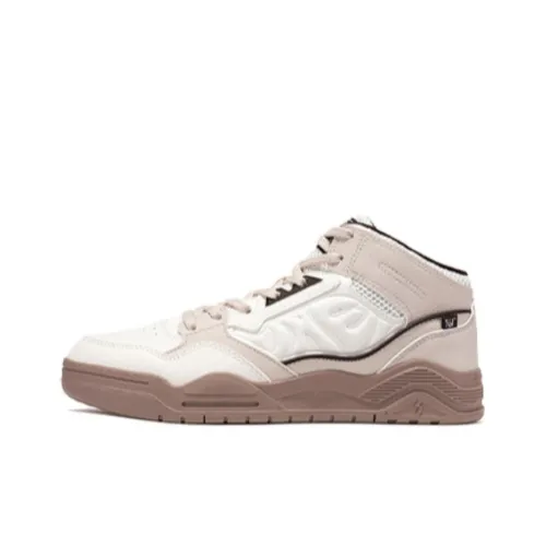 361° Slip-resistant Abrasion-resistant MID Топ Скейтборд Кроссовки Женские Белые