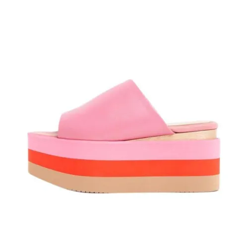 Paloma Barceló Слипоны 8 см Женские Розовые
