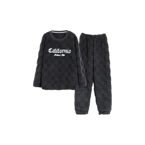 The Story Of The Flower Season Пижамный комплект Мужской Черный