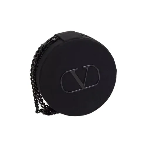 Valentino Черный Холст Маленький размер Косметичка Портативный