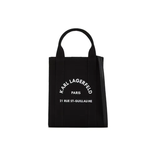 Karl Lagerfeld Переработанный хлопок Сумка через плечо Сумка Маленькая Женская Черная