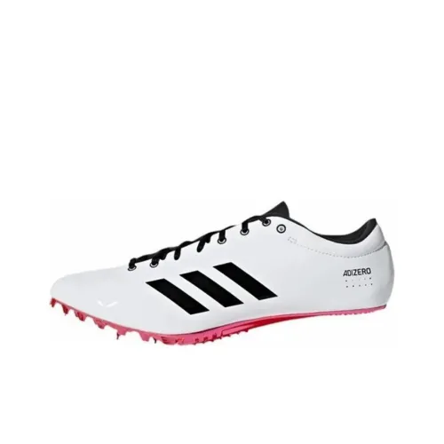 Adidas Adizero Prime Slip-resistant Abrasion-resistant Low-top Беговые кроссовки Мужские Белые