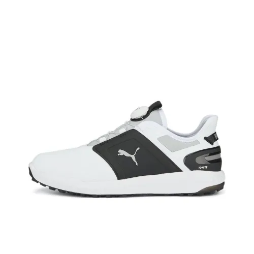 PUMA IGNITE ELEVATE Низкий Топ Обувь для гольфа Мужская Белый Черный