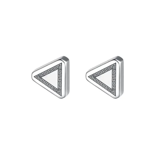 HANYUDIE Титановая сталь Нижняя заколка Серьги On Унисекс