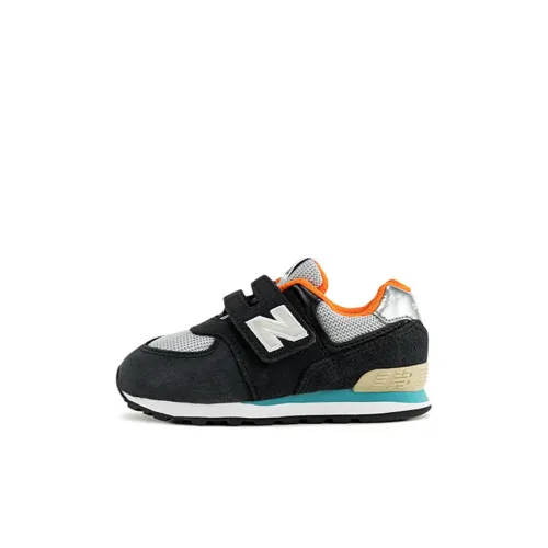 New Balance NB 574 Low Топ Обувь для малышей Черный Infant And Toddler