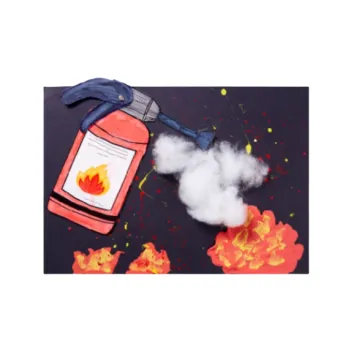 KYOSHO Пламя Extinguisher Recognition Окрасить CREATIVE ART Рисование Игрушки