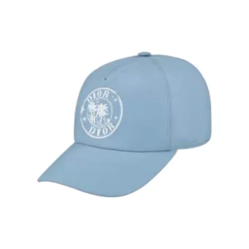 DIOR Полиэстер Кепки Унисекс Синий