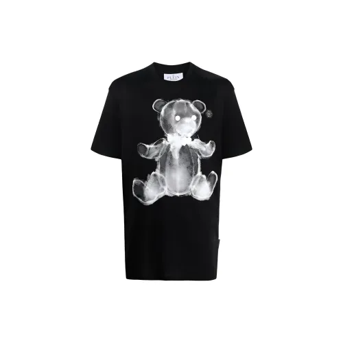 PHILIPP PLEIN Мужские черные рубашки T
