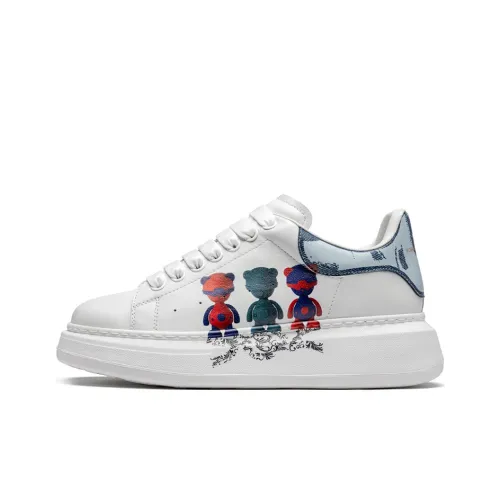 Roberta Di Camerino Низкие Кроссовки для Скейтбординга Мужские Белые