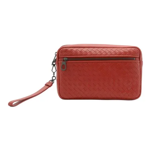 Bottega Veneta Кожа Клатч Женский Красный