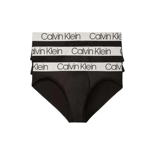Calvin Klein 3 пачки черные мужские трусы-бикини