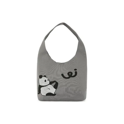 Hotwind Ткань Хобо Сумка Плечевая Сумка Сумка Средний Размер Женская Темно-Серый