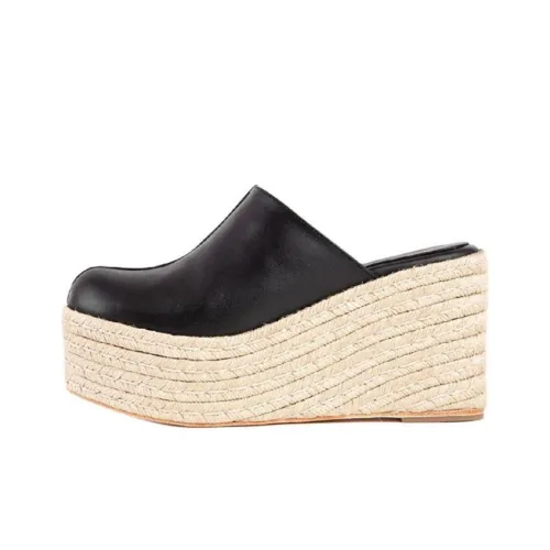 Paloma Barceló Домашние тапочки 9 см Женские Черные