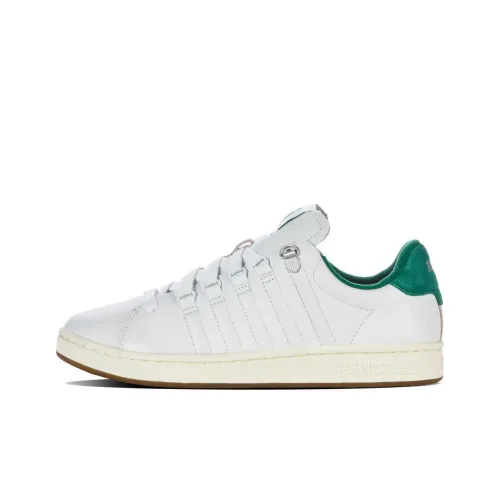 KSWISS Устойчивый к истиранию Низкий Топ Повседневная обувь Мужская Белый Авантюрин