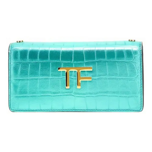 TOM FORD Кожа Клатч Женский Светло-Синий