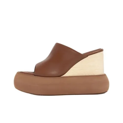 Paloma Barceló Слипоны 11,5 см Женские Коричневый