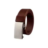 Серый ремешок с пряжкой + кофейный ремень