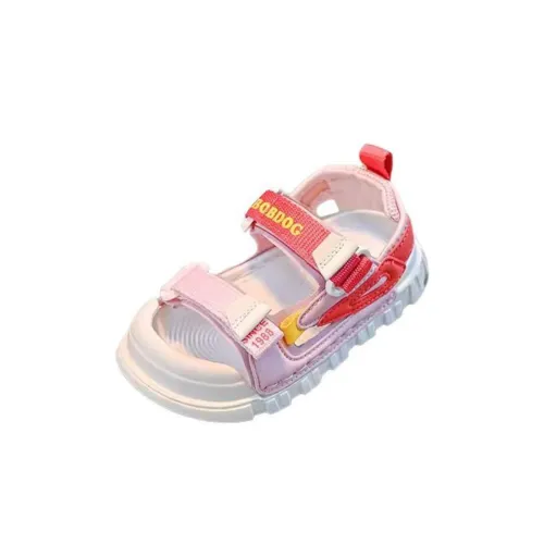 BOBDOG Slip-resistant Abrasion-resistant Children's Sandals Pink Baby