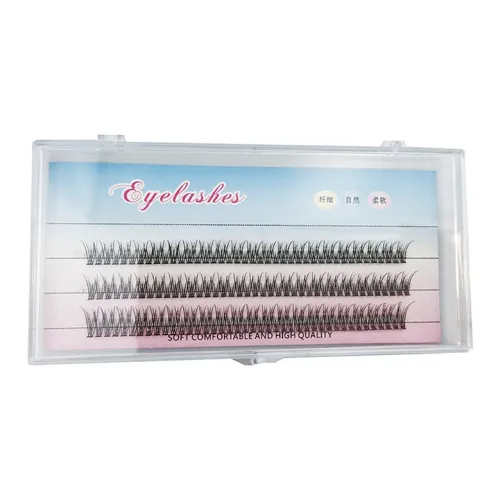 JIANYINGSHU Русалка Ассорти Накладные ресницы Один Кластер Glue Style Сегментированные 120 Кластеров