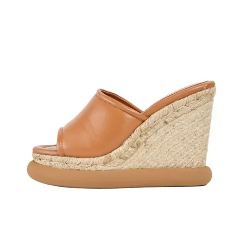 Paloma Barceló Слипоны 11 см Женские CAMEL