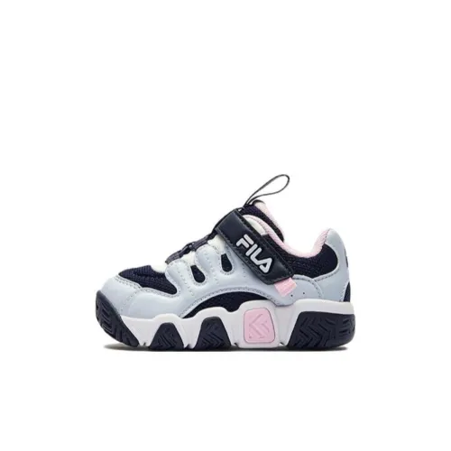 FILA KIDS Амортизация Износостойкий Низкий Топ Детские Баскетбольные Кроссовки Светло-Синий Kids
