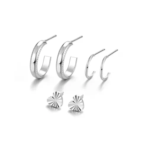 Clect Экологичные Медные Серьги-гвоздики Женские