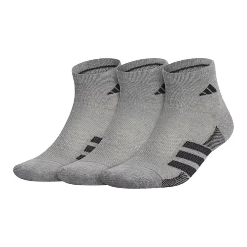 Adidas SUPERLITE Stripe QUARTER Носки 3 PAIRS ANKLE Носки Мужской 3 упаковки Серый