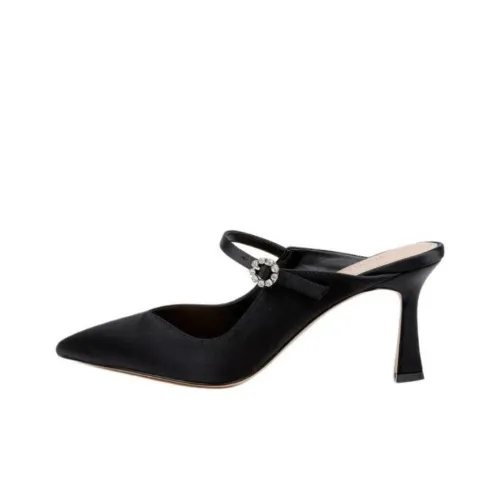 Badgley Mischka Домашние тапочки 7,5 см Женские Черные