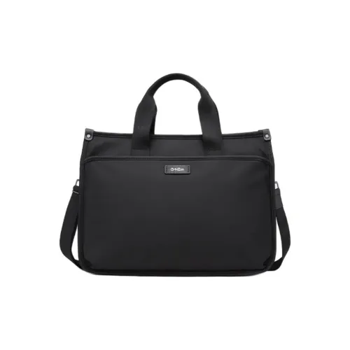 GOLDLION Ткань с коровьей кожей портфель сумка через плечо большая мужская черная