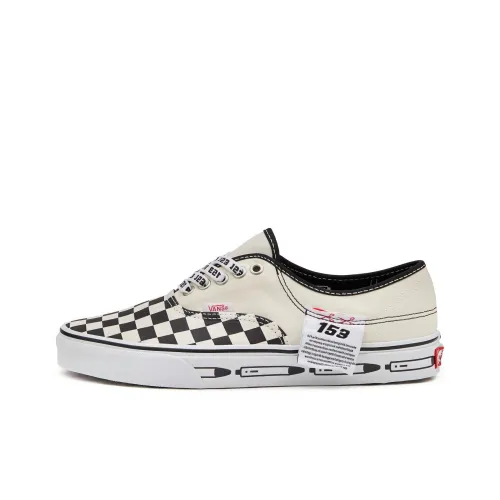 VANS Authentic Series Low Топ Скейтборд Кроссовки Унисекс Черный Белый