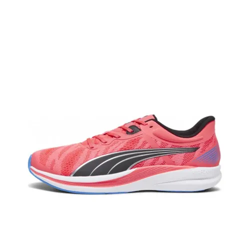PUMA Redeem Profoam Slip-resistant Abrasion-resistant Low Top Casual Running Shoes Unisex Red PUMA Redeem Profoam Противоскользящий Устойчивый к истиранию Низкий Топ Повседневные Беговые Кроссовки Унисекс Красный
