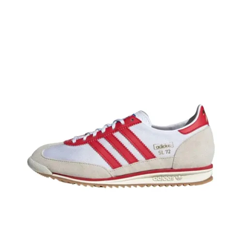 Adidas Originals SL 72 Противоскользящий Устойчивый к истиранию Низкий Топ Casual Женский Красный
