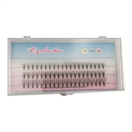 JIANYINGSHU Мягкие Ассорти Накладные ресницы Один Кластер Glue Style Сегментированные 60 Кластеров