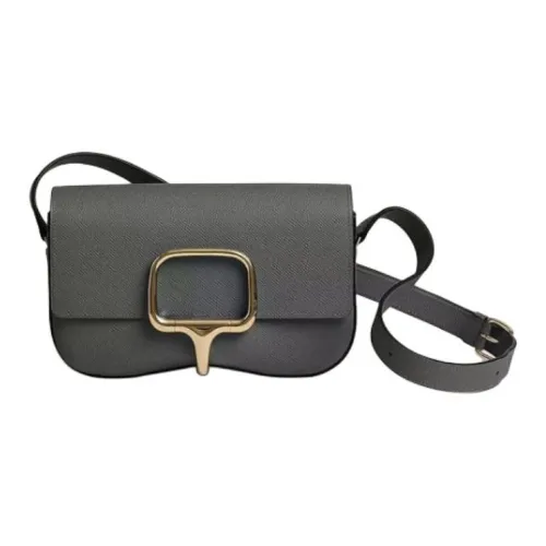 HERMES Della Cavalleria Epsom Телячья кожа Сумка через плечо Женская H0 Misty Серый