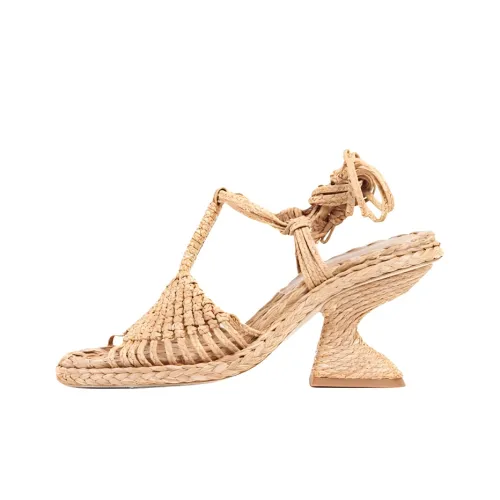 Paloma Barceló One Ремешок Сандалии 7,5 см Женские Коричневый Желтый