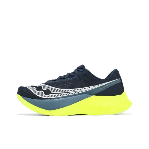 Saucony Endorphin Pro 4 Беговые кроссовки Низкий топ Морской синий Мужской