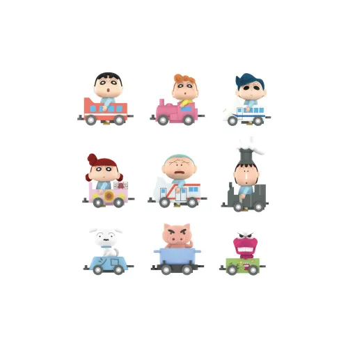 52TOYS Карандаш SHIN Chan Хвост платья Little TEAM COLLECTION Слепые коробки Один Mystery Коробка Целая коробка 8 шт