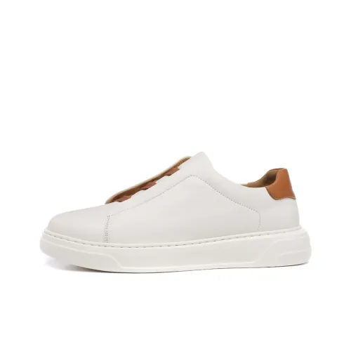 Linsen Low Top Скейтборд Кроссовки Мужские Белые