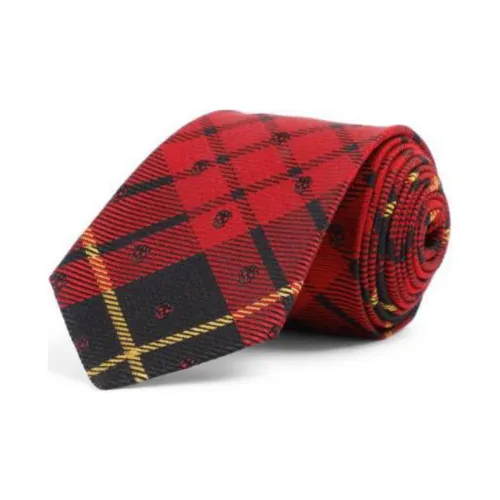 Alexander McQueen Шелковые галстуки Мужской Красный