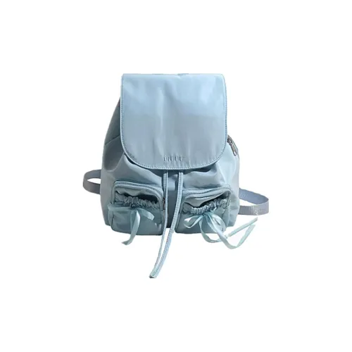 RKM Nylon Carry Backpack Standard Unisex Blue Ecru Black RKM Нейлон Carry Рюкзак Стандартный Унисекс Синий Экрю Черный