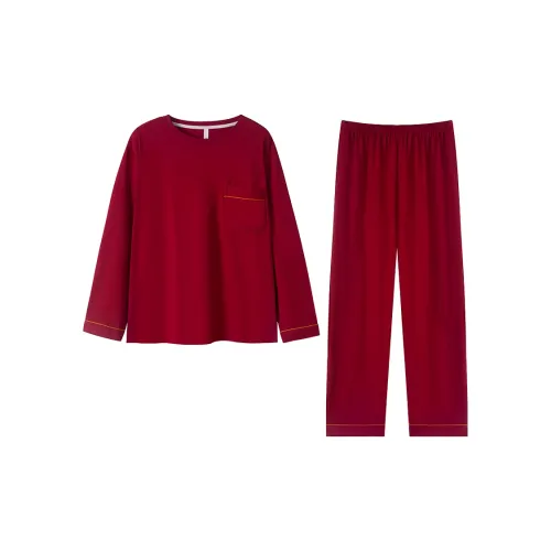 Dream Heart Пижамный комплект Мужской Красный