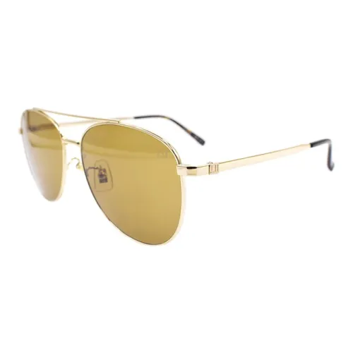 Dunhill Сплав Aviator Солнцезащитные очки Мужские Золотые
